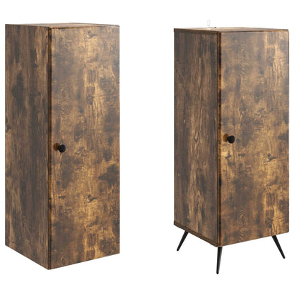 vidaXL Cabinet Set 2 pcs Smoked Oak Engineered Wood