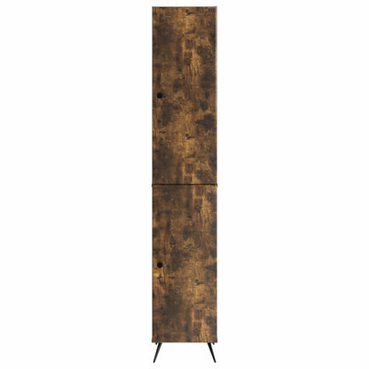 vidaXL Cabinet Set 2 pcs Smoked Oak Engineered Wood