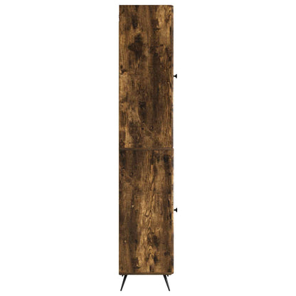 vidaXL Cabinet Set 2 pcs Smoked Oak Engineered Wood