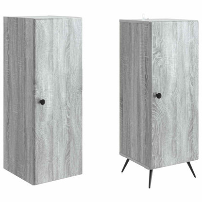 vidaXL Cabinet Set 2 pcs Grey Sonoma Engineered Wood