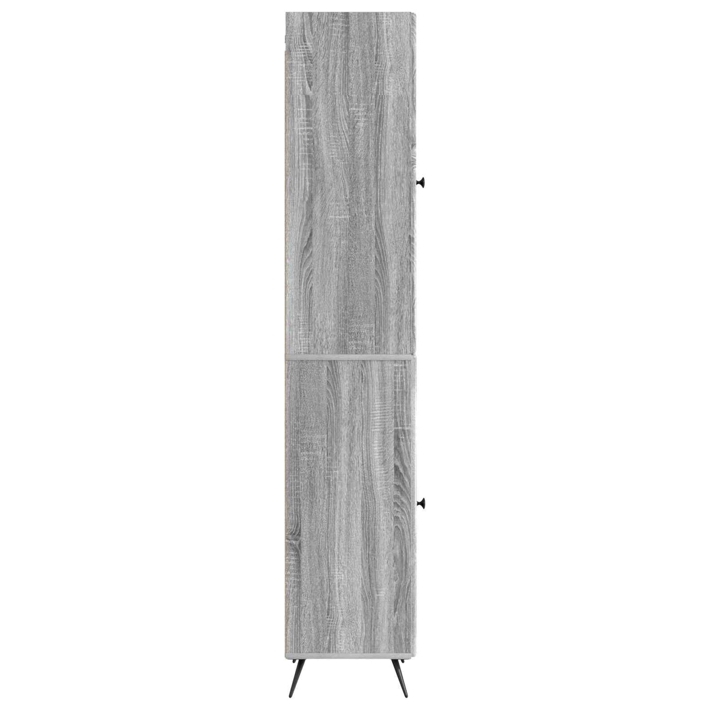 vidaXL Cabinet Set 2 pcs Grey Sonoma Engineered Wood