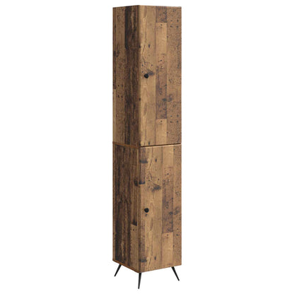 vidaXL Cabinet Set 2 pcs Old Wood Engineered Wood