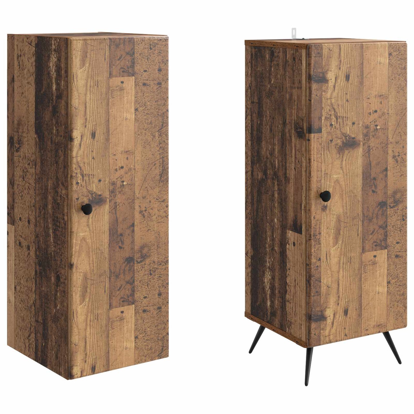 vidaXL Cabinet Set 2 pcs Old Wood Engineered Wood