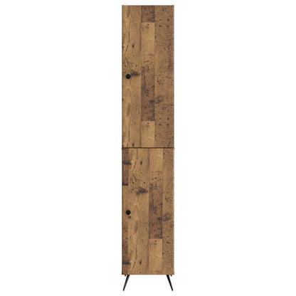 vidaXL Cabinet Set 2 pcs Old Wood Engineered Wood