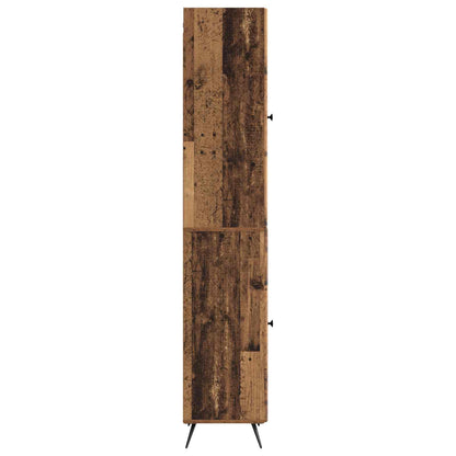 vidaXL Cabinet Set 2 pcs Old Wood Engineered Wood