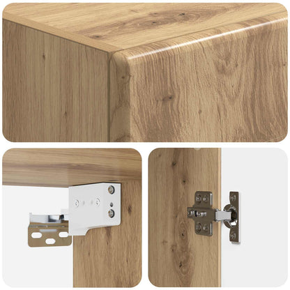 vidaXL Cabinet Set 2 pcs Engineered Wood