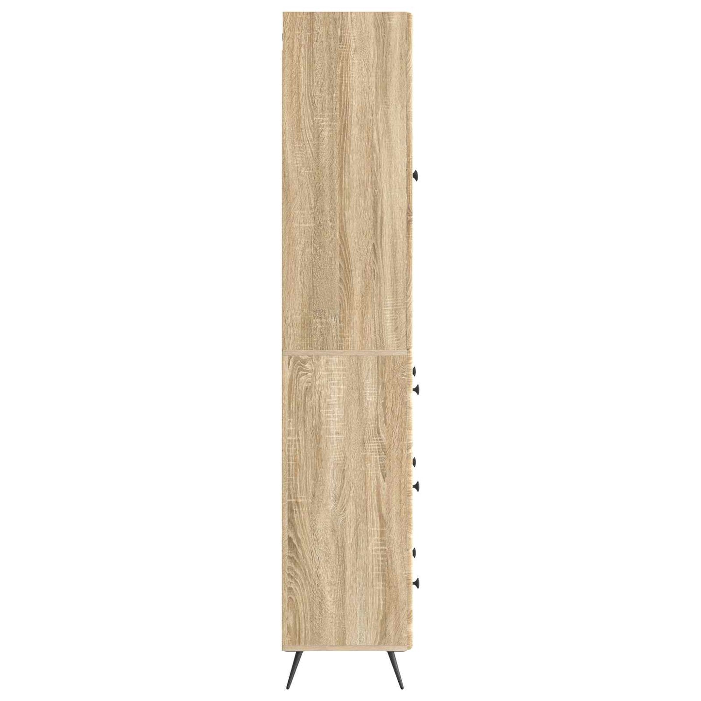 vidaXL Cabinet Set 2 pcs 66 x 34.5 x 90 cm Engineered Wood Sonoma Oak