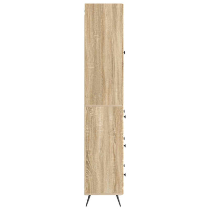 vidaXL Cabinet Set 2 pcs 66 x 34.5 x 90 cm Engineered Wood Sonoma Oak