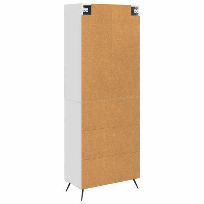 vidaXL Cabinet Set 2 pcs High Gloss White 66 x 34.5 x 90 cm
