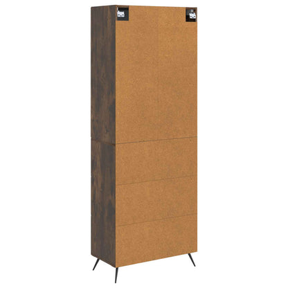 vidaXL Cabinet Set 2 pcs Smoked Oak 66 x 34.5 x 90 cm Engineered Wood