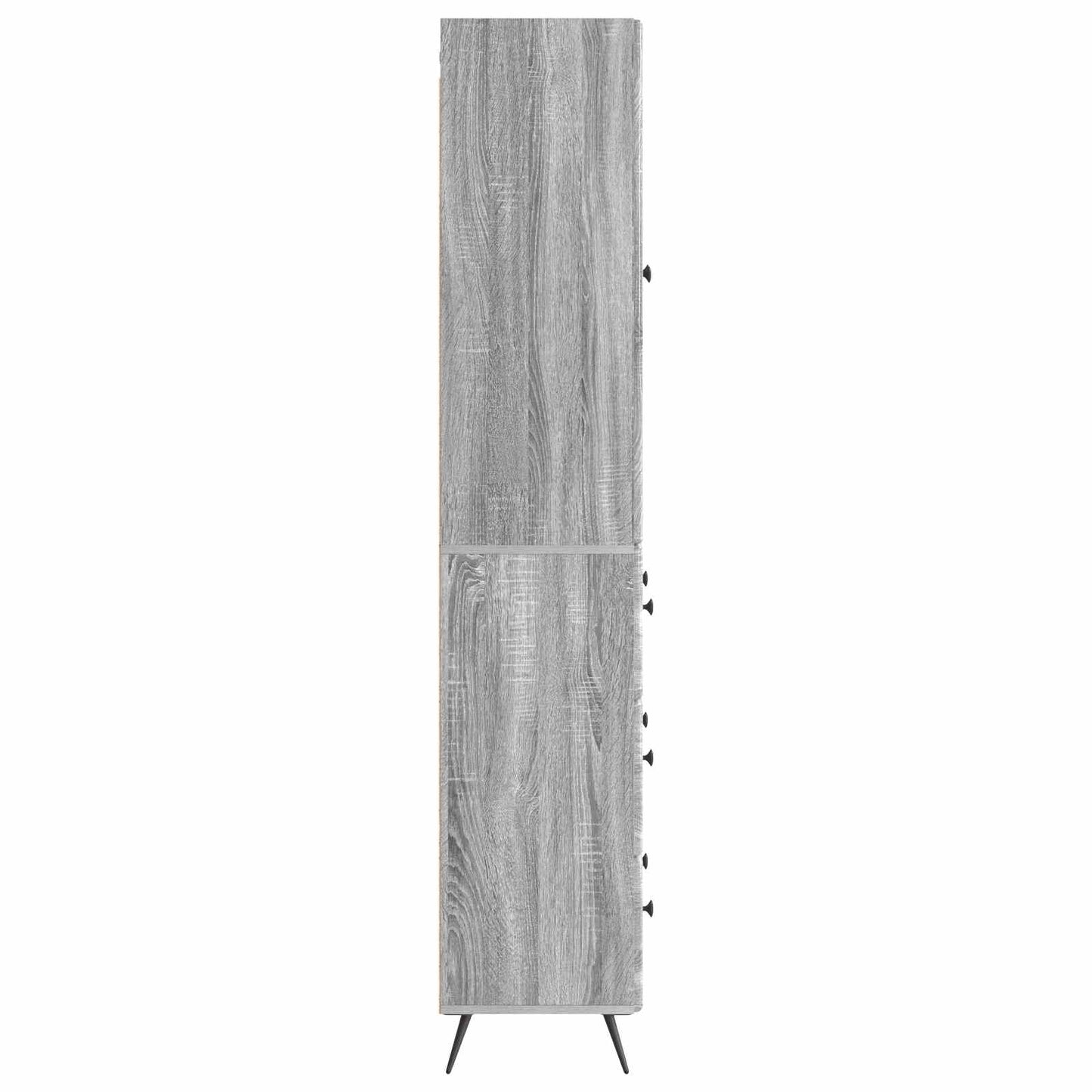 vidaXL Cabinet Set 2 pcs Grey Sonoma 66 x 34.5 x 90 cm Engineered Wood