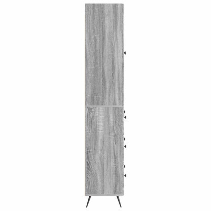 vidaXL Cabinet Set 2 pcs Grey Sonoma 66 x 34.5 x 90 cm Engineered Wood