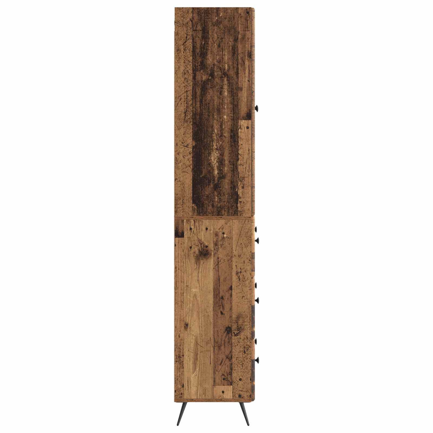 vidaXL Cabinet Set 2 pcs 66 x 34.5 x 90 cm Engineered Wood Old Wood