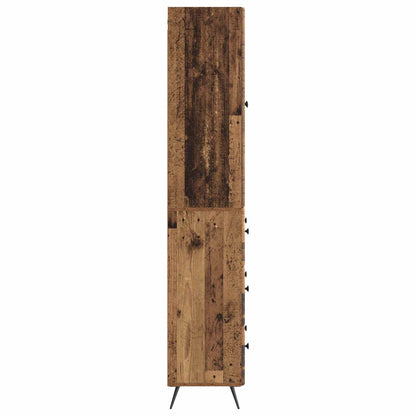 vidaXL Cabinet Set 2 pcs 66 x 34.5 x 90 cm Engineered Wood Old Wood