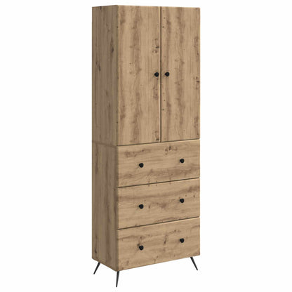 vidaXL Cabinet Set 2 pcs Artisan Oak 66 x 34.5 x 90 cm Engineered Wood