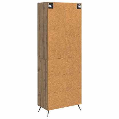 vidaXL Cabinet Set 2 pcs Artisan Oak 66 x 34.5 x 90 cm Engineered Wood