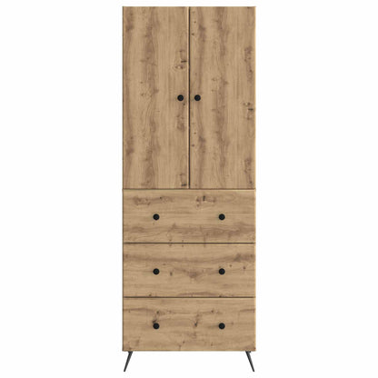vidaXL Cabinet Set 2 pcs Artisan Oak 66 x 34.5 x 90 cm Engineered Wood