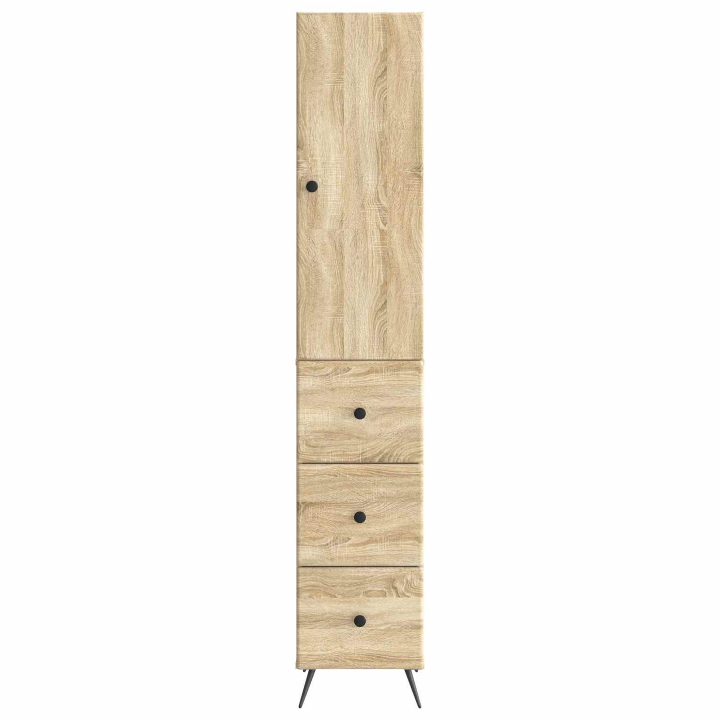 vidaXL Cabinet Set 2 pcs 34.5 x 34.5 x 90 cm Engineered Wood