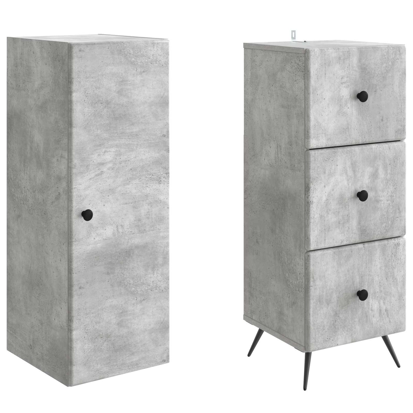 vidaXL Cabinet Set 2 pcs 34.5 x 34.5 x 90 cm Engineered Wood