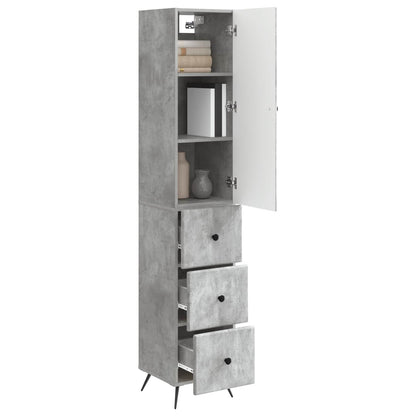 vidaXL Cabinet Set 2 pcs 34.5 x 34.5 x 90 cm Engineered Wood