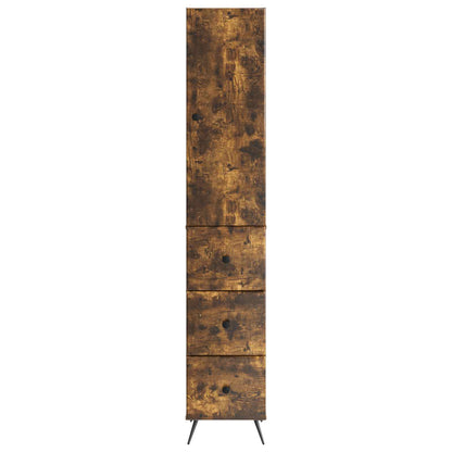 vidaXL Cabinet Set 2 pcs Smoked Oak 34.5 x 34.5 x 90 cm