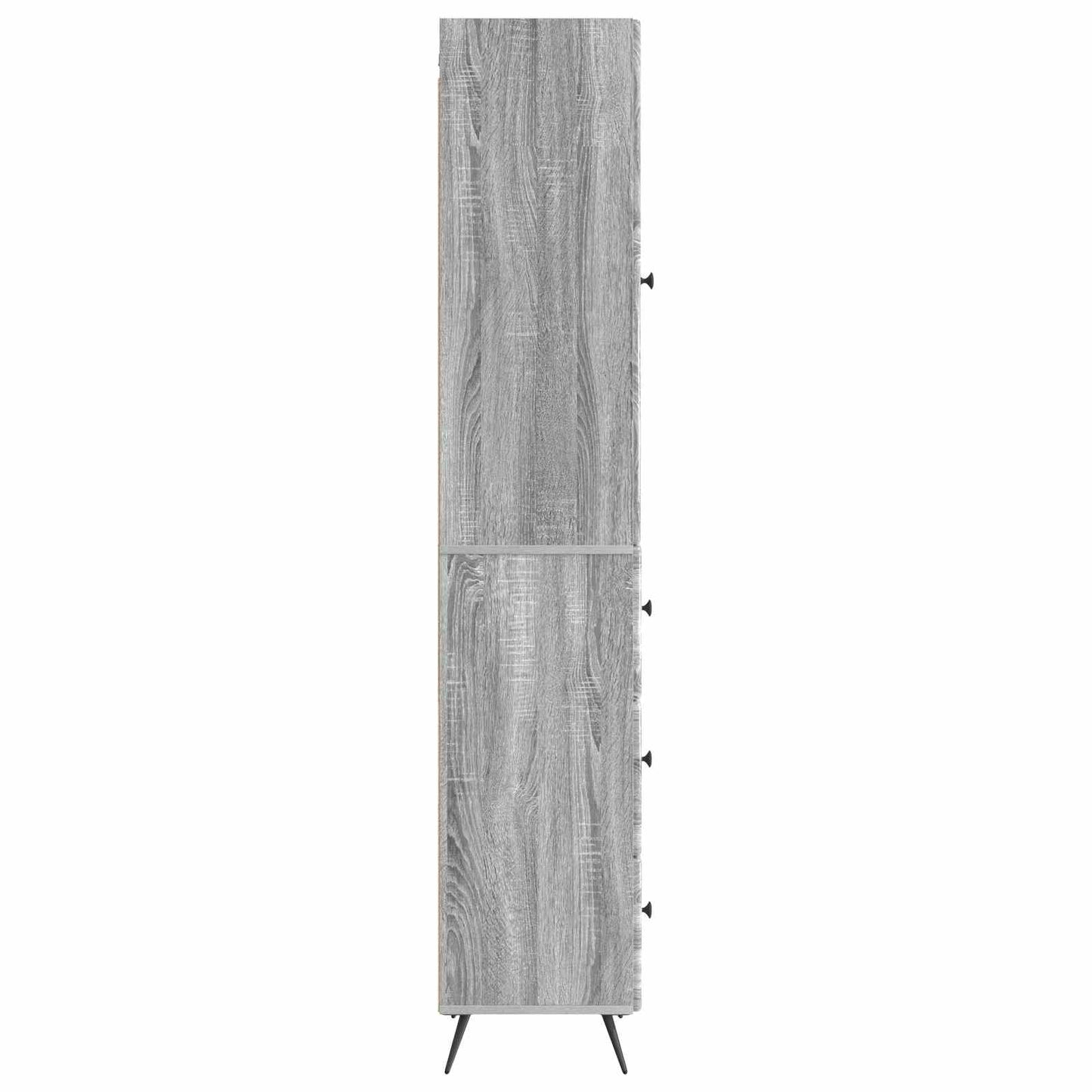 vidaXL Cabinet Set 2 pcs Grey Sonoma 34.5 x 34.5 x 90 cm