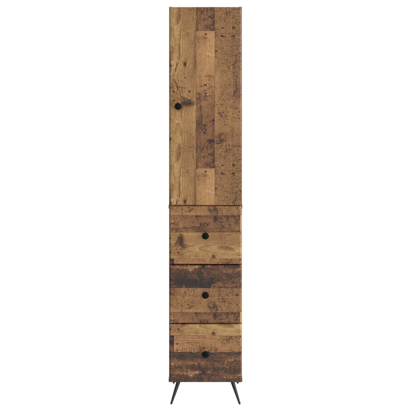 vidaXL Cabinet Set 2 pcs 34.5 x 34.5 x 90 cm Engineered Wood Old Wood