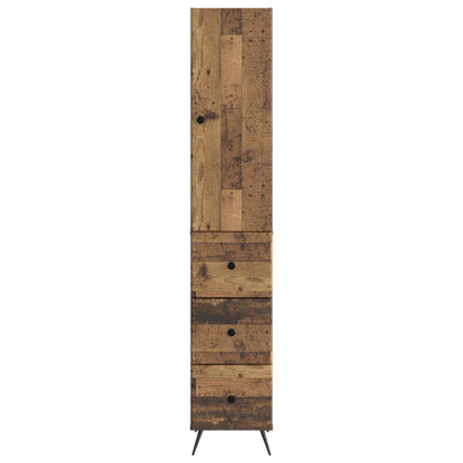 vidaXL Cabinet Set 2 pcs 34.5 x 34.5 x 90 cm Engineered Wood Old Wood