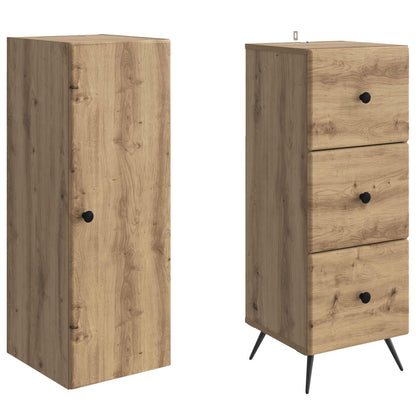 vidaXL Cabinet Set 2 pcs Artisan Oak 34.5 x 34.5 x 90 cm