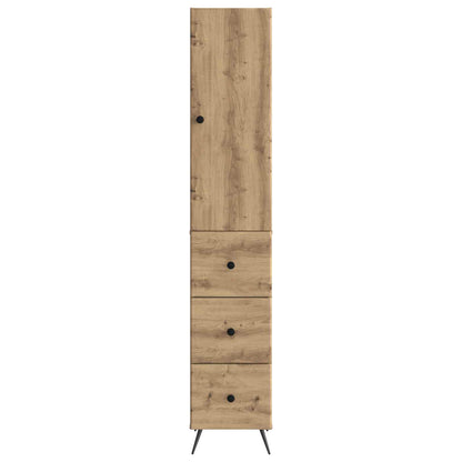 vidaXL Cabinet Set 2 pcs Artisan Oak 34.5 x 34.5 x 90 cm