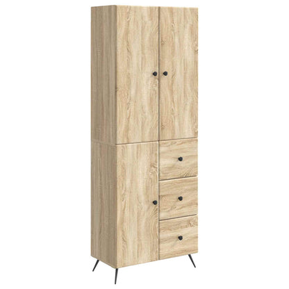 vidaXL Cabinet Set 2 pcs Sonoma Oak Engineered Wood