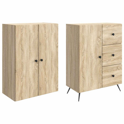 vidaXL Cabinet Set 2 pcs Sonoma Oak Engineered Wood