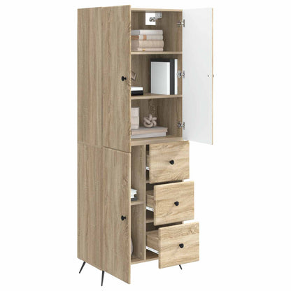 vidaXL Cabinet Set 2 pcs Sonoma Oak Engineered Wood