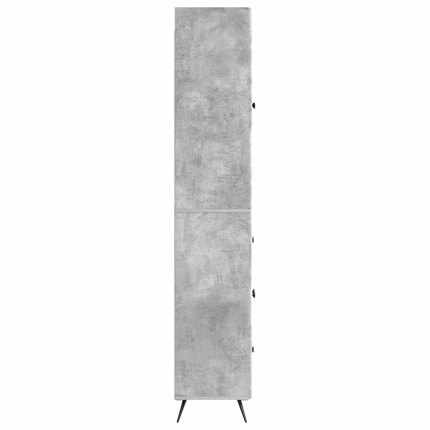 vidaXL Cabinet Set 2 pcs Concrete Grey Engineered Wood