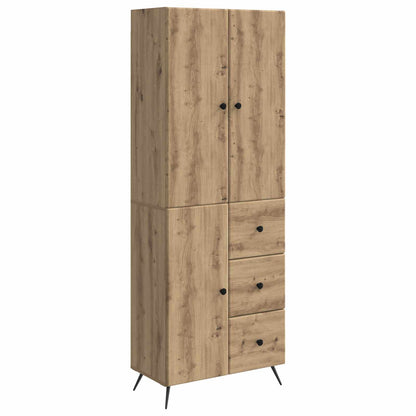 vidaXL Cabinet Set 2 pcs Artisan Oak Engineered Wood