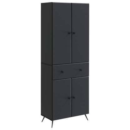 vidaXL 2 pcs Black