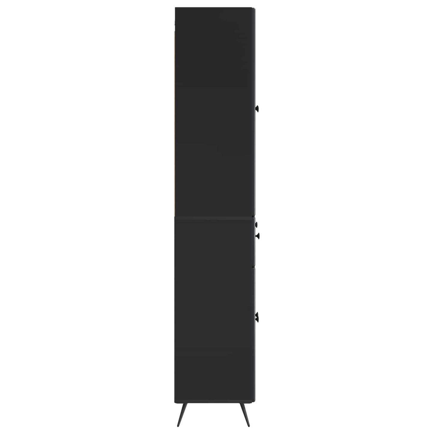 vidaXL 2 pcs Black