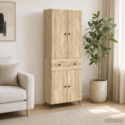 vidaXL 2 pcs Sonoma Oak