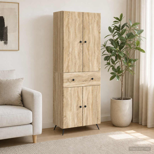 vidaXL 2 pcs Sonoma Oak