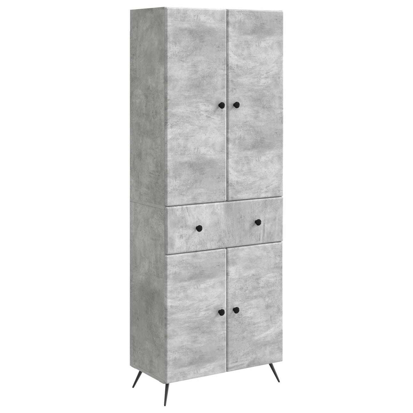 vidaXL 2 pcs Concrete Grey