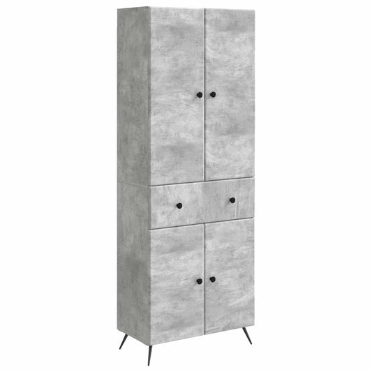 vidaXL 2 pcs Concrete Grey