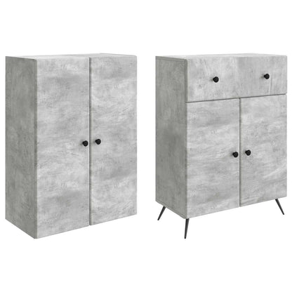 vidaXL 2 pcs Concrete Grey