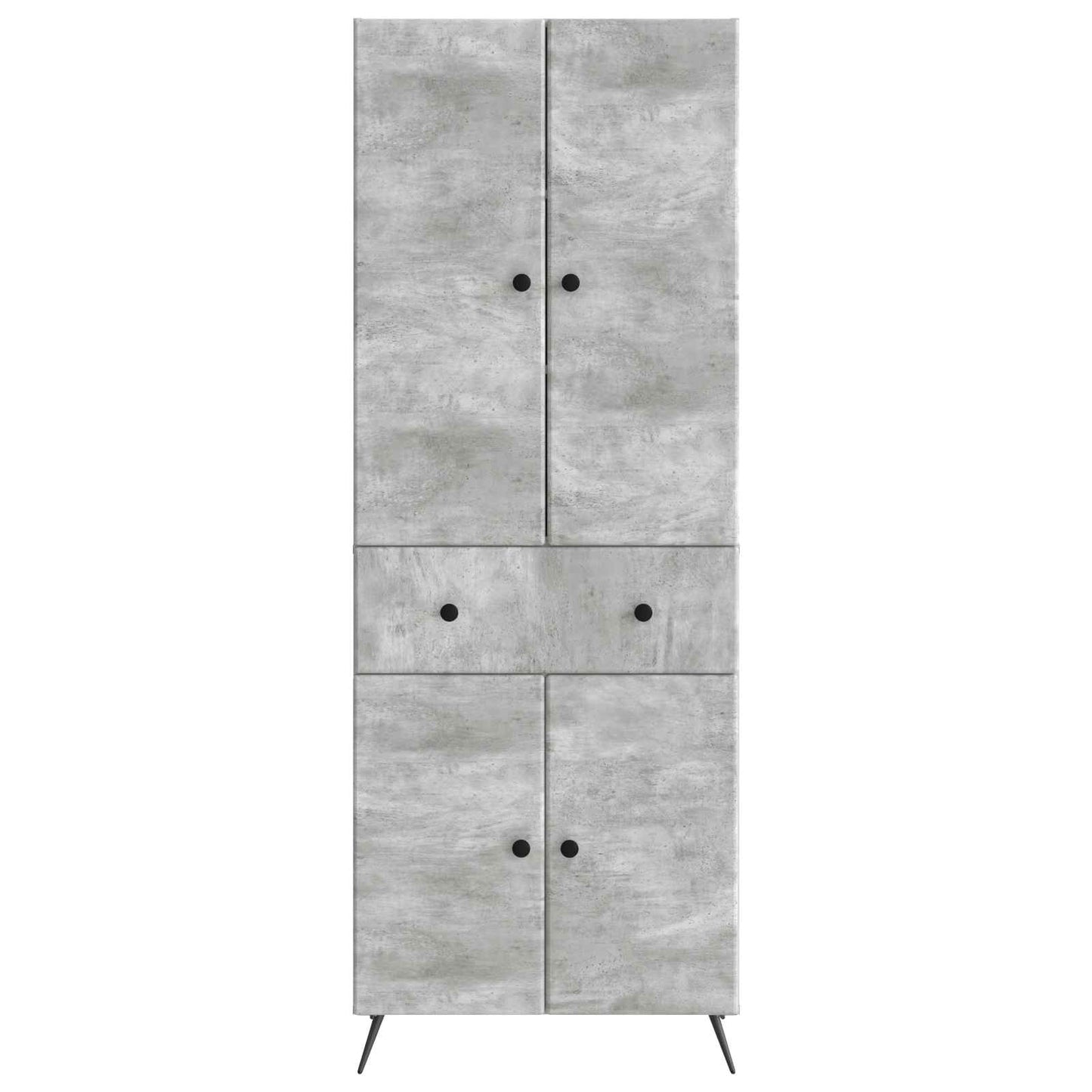 vidaXL 2 pcs Concrete Grey