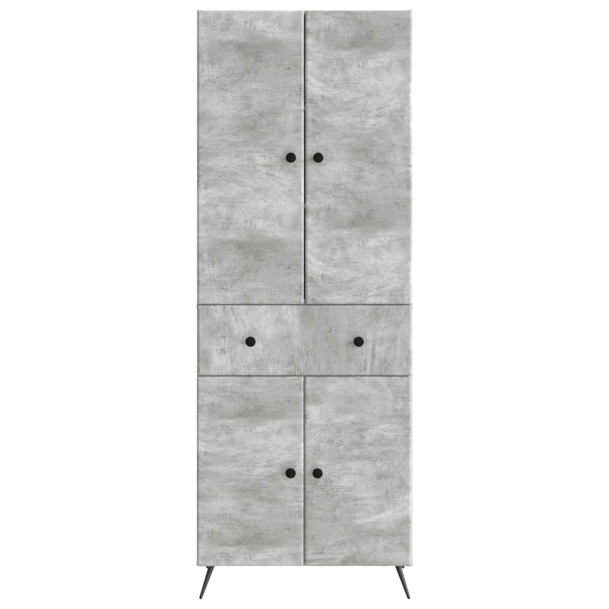 vidaXL 2 pcs Concrete Grey