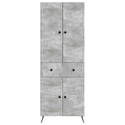 vidaXL 2 pcs Concrete Grey