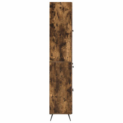 vidaXL 2 pcs Smoked Oak