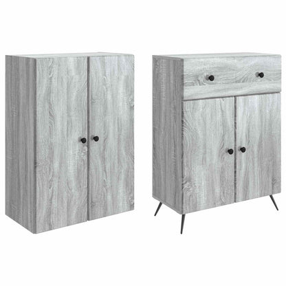 vidaXL 2 pcs Grey Sonoma