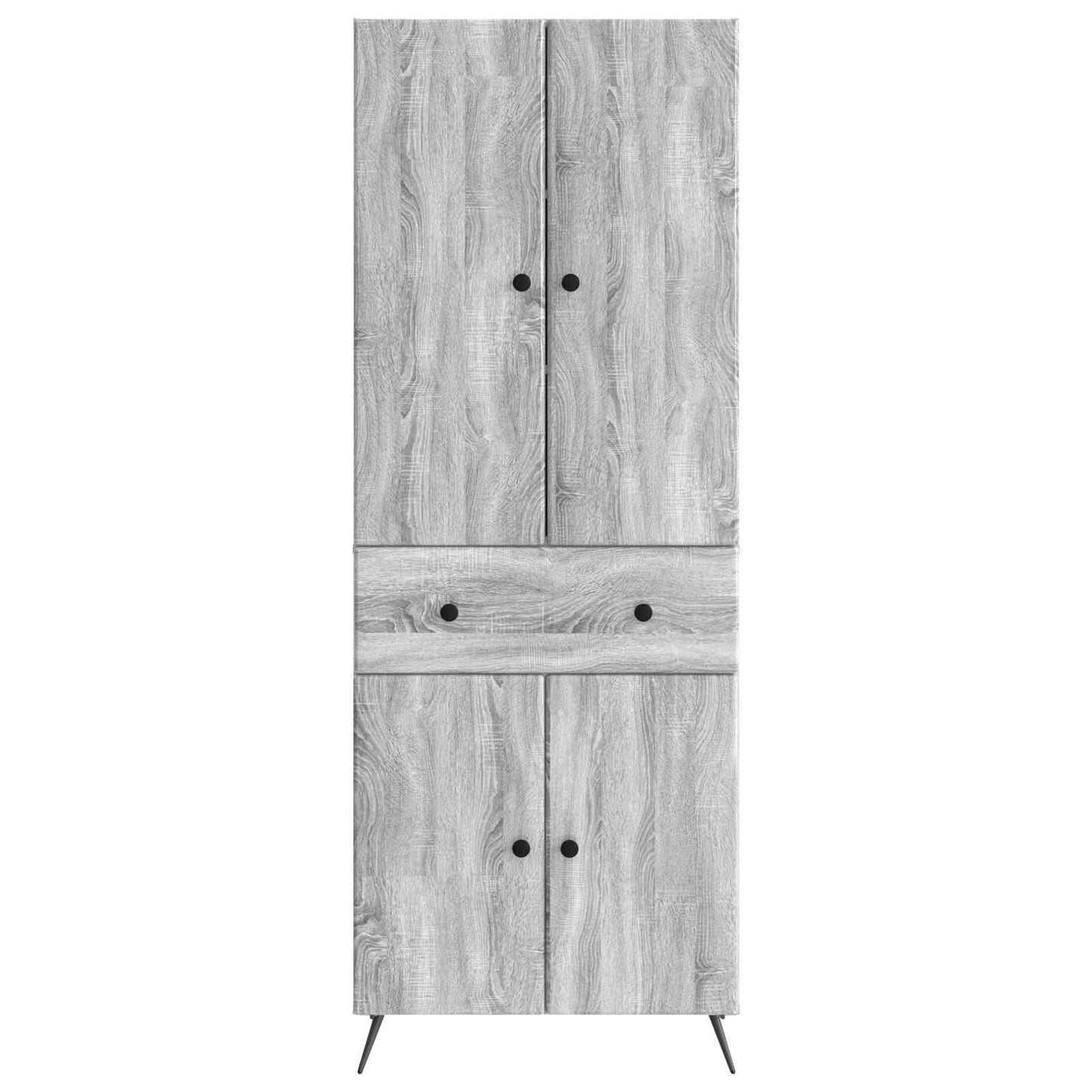 vidaXL 2 pcs Grey Sonoma