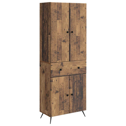vidaXL 2 pcs Old Wood