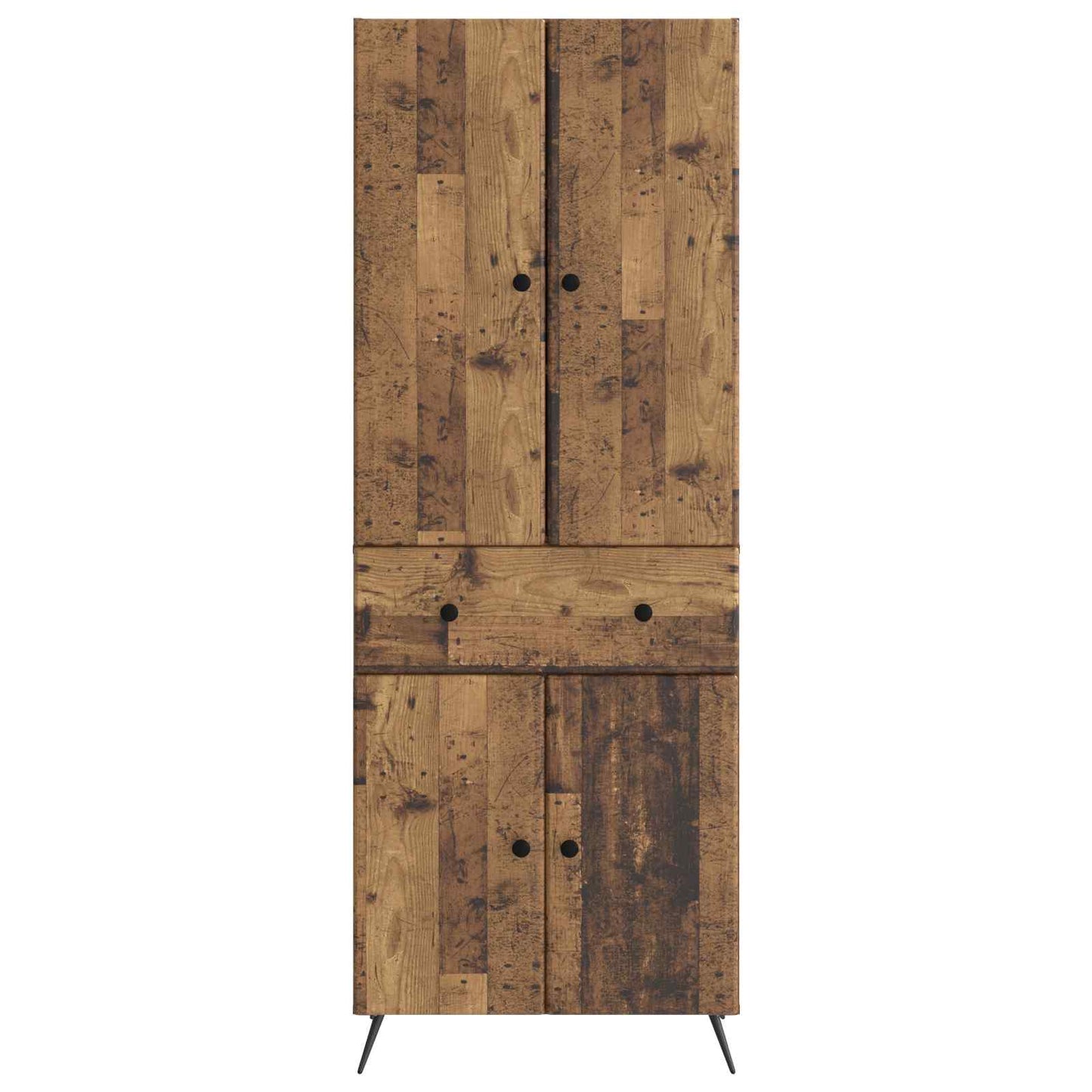 vidaXL 2 pcs Old Wood